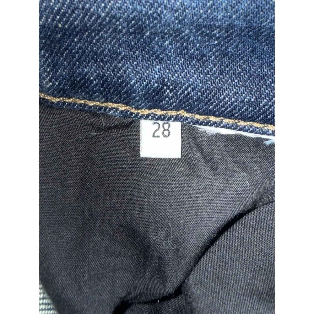 Hudson Womens Krista Jeans Skinny Dark Wash Distressed Denim Streetwear Size 28